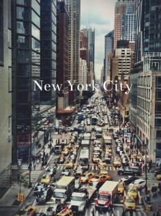 Traffic in New York City, United States.