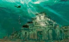 15 of the World's Most Strange Abandoned Places - Underwater City in Shicheng, China