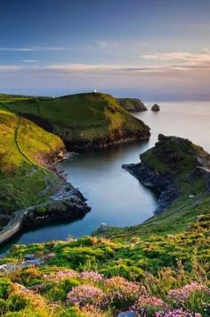 Rough Coast landscape, The Paradise of Natural Beauty, Cornwall, United Kingdom.