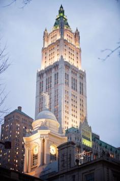Woolworth Building, 233 Broadway, NYC - 1911 to 1913 - Neo-Gothic/Art Deco + Cass Gilbert Architect, New York City, United States.