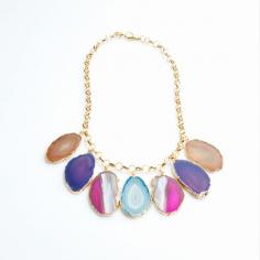 Natural Stone Necklace by Dara Ettinger on Style Mined