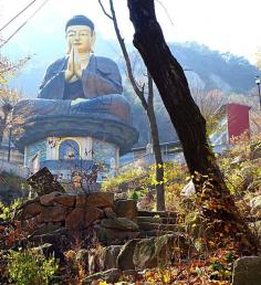 Golden Buddha, Bukhansan National Park, South Korea