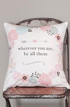 
                    
                        Pillow Cover Floral Wreath Inspirational Cotton
                    
                