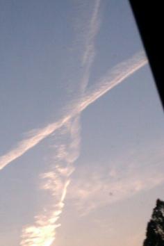 
                    
                        An x on the sky
                    
                