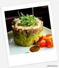 
                    
                        Recipe from Paul Gauguin's onboard chef Alan Wong: Ahi poke stack with avocado salsa crispy won tons and wasabi soy >>> Sounds amazing! Full Recipe inside!  #PinUpLive
                    
                