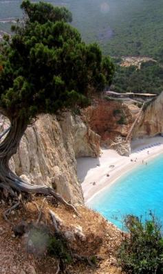 
                    
                        Porto Katsiki Beach ~ is located on the Ionian Sea, island of Lefkada, Greece
                    
                