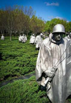 
                    
                        Korean War Memorial, Washington, D.C. near the Lincoln Memorial.
                    
                