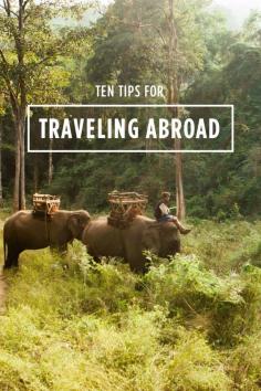 
                    
                        Tips for Traveling Abroad /
                    
                