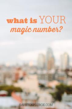 
                    
                        What is your magic number? You know, the amount you'll need to retire. Your number will likely differ from mine, but let's compare!
                    
                