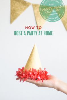 
                    
                        How to host an awesome party at home! Tips and tricks by Sara of confetti sunshine
                    
                