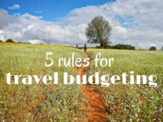 
                    
                        Do you have trouble saving or budgeting for a trip? Check out our five rules for travel budgeting!
                    
                