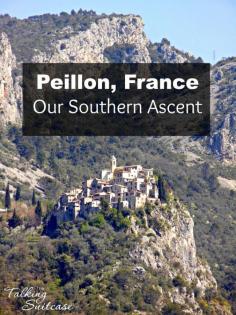 
                    
                        If you’re looking for an authentic French village along the Cote d’Azur, a visit to Peillon should be on your list when visiting Nice.  Getting off the train, you can spot the 12th century village perched on top of a cliff with higher mountains soaring behind.
                    
                