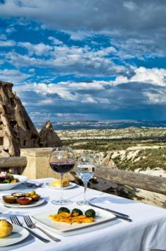 
                    
                        Cappadocia is an otherworldly expanse of drip castle–like rock formations. #Jetsetter
                    
                