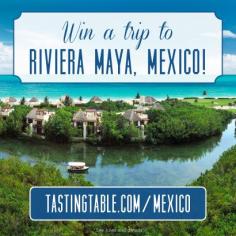 
                    
                        Escape to Mexico! Prize includes: round-trip airfare for 2, 4-night stay at the Fairmont Mayakoba, tequila and mescal tastings + $500 from Homepolish.
                    
                
