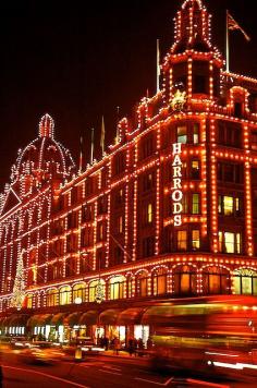 
                    
                        Christmas lights at Harrods -in  London via flickr
                    
                