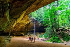 
                    
                        Ash Cave.  www.hockinghills.... #Ash Cave #Hocking Hills #Logan #Ohio #nature #state park
                    
                