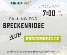 
                        
                            Join us right here on Pinterest tomorrow for a Pin Up Live! chat with Breckenridge, where we’ll explore autumn in this Colorado mountain town. Be a part of the conversation and you just might win a prize from the host! Follow along and join us here tomorrow: www.pinterest.com...
                        
                    