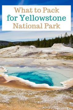
                        
                            What to pack and how to prepare for a camping or backpacking trip to Yellowstone National Park.
                        
                    