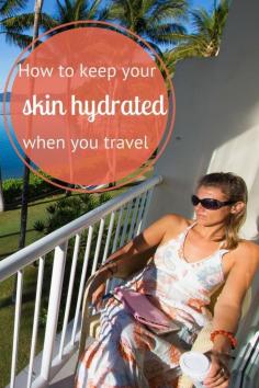 
                        
                            16 tips to help you keep your skin hydrated when you travel.  Travel can easily knock your skin around with all the time zone and climate changes + we tend to give up our skin care routine.  Time to simplify it so you can keep your skin well-moisturised and youthful
                        
                    