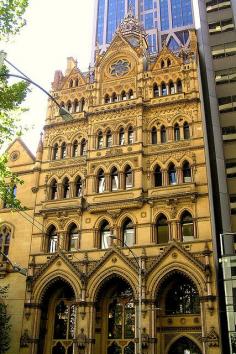 Former Melbourne Stock Exchange building, Collins Street, Melbourne. Built 1891. (Architect, Wiliam Pitt)