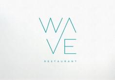 Wave Restaurant Logo | #flat #minimal #design #logo #inspiration #business #marketing #advertising