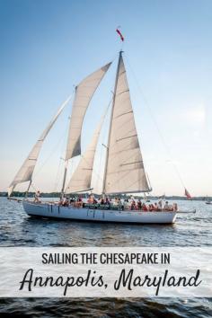 
                        
                            Sailing on the Chesapeake Bay is a fun thing to do on a visit to Annapolis. Maryland. Some companies offer daytime and sunset cruises as well as participation in the Wednesday night boat races.
                        
                    
