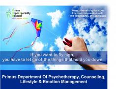 #‎if‬ you want to fly high, you have to let go of the things that hold you down
Dr Sanju Ghambir
Senior Consultant Psychotherapy and Counselling at primus hospital
http://goo.gl/3U22EA