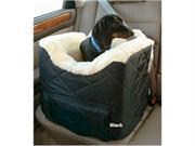 Features:22 X 17 X 19 For Pets up to 25 Pounds. Integrated safety strap for securing dog in safely. Booster seat secured by car safety belt. Cover amp; interior are both machine washable. Lambs wool interior keeps dog cool in summer amp; warm in winter. Plush comfortable and durable polyurethane foam P>Snoozer Lookout II Dog Car Seat allows your pet to eat and drink while enjoying the ride. The Snoozer Lookout II Pet Car Seat is like the original Lookout but for added value has a pullout tray at the bottom to hold food and water dishes toys chews leash or any other items. The Patented Lookout II Dog Car Seat is the perfect booster seat for pets up to 25 lbs The Snoozer Lookout II Pet Car Seat interior is made of lambs wool creme sherpa and the exterior cover comes in a variety of unique fabric colors. The cover can be removed for easy cleaning. Use the Lookout II pet car seat in the house as a bed or in the car as a pet booster seat There is a seat belt slot to prevent any injury to you pet in the event of a sharp turn or sudden stop. For additional security a connecting strap is included for the seat belt to connect to a harness. Add the optional Travel Rack to your pet car seat it snaps on the front of your dog car seat our pet can eat and drink while enjoying the ride.