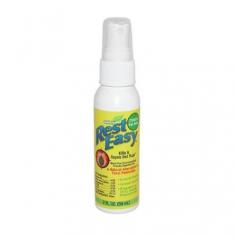 Environmentally Friendly Travel Bed Bug Spray (Pack of 2) by Rest Easy Can kill other small insects, such as bed mites Safe around children and pets All Natural, Non-Pesticide, Environmentally Friendly Green Product Pleasant Cinnamon fragrance Rest Easy Bed Bug Spay is an All-Natural, Non-Pesticide, green product with a unique blend of natural oils which allow it to kill and repel bed bugs, as well as other small insects. The 2 ounce pump spray is convenient and an approved size for airline travel. It is also great for homes, condos, apartments, hotels, etc. Rest Easy is not a pesticide or an insecticide-so it's safe to use around children and pets. The fresh scent is made with natural cinnamon oil will leave a pleasant aroma throughout the room. While traveling, be sure to spray around the bed and hotel room before unpacking. We also recommend spraying on clothes and in luggage when leaving any hotel or motel. In the home it is recommended that you spray once a week or when as needed