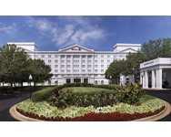 The Hilton Atlanta/Marietta Hotel & Conference Center's grand structure and idyllic location warmly welcome Guests traveling for business and leisure. Situated just 20 miles northwest of downtown Atlanta and less than one mile from the historic Marietta Square, the hotel sits on beautifully landscaped grounds. Enjoy the view of the adjacent City Club Marietta Golf Course and nearby Kennesaw Mountain Stay at this hotel in Marietta, GA, and be near hiking, mountain trails and events at the five colleges in the Atlanta/Marietta region of Georgia. Appreciate stylish surroundings at this Marietta lodging, decked in marble and mahogany with historic artifacts and art surrounding the public areas. Stay within the hotel grounds and enjoy a round of golf, the heated, outdoor pool and whirlpool and flood-lit tennis courts. Visit Brumby Hall and Gardens. Play golf on the historic 18-hole championship course, City Club Marietta Golf Course Business Guests will appreciate the convenience of the flexible Atlanta conference space, a complimentary business center and experienced event and catering management. Host a business meeting, conference or exhibition at our hotel. Hilton Atlanta/Marietta Conference Hotel & Conference Center also makes the ideal location for Atlanta country weddings and celebrations