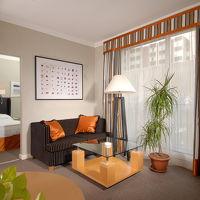 These Prague apartments are located in a peaceful residential area of the Old Town near to the Gardens in Letna. With cafes and restaurants on many corners and the narrow cobbled streets, every guest can enjoy strolling around the city from this convenient apartment base. With sleek and modern decor, these apartments provide a relaxing space to call home during your stay in this exciting city. With contemporary furnishings and well equipped kitchenettes, each apartment offers all of the convenience of a serviced apartment but also includes the facilities of a hotel.