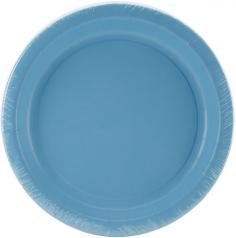 These Bermuda Blue Paper Luncheon Plates are a colorful addition to any party. Our Bermuda Blue Lunch Plates measure 9 inches in diameter and are made of paper. Each package contains 24 paper plates. Use these Bermuda Blue Paper Luncheon Plates to add a splash of color to any Prom, wedding, party or event!