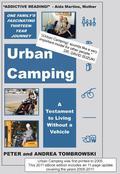 More than just a book about living without a vehicle, Urban Camping also focuses on the Tombrowski family's resulting smaller footprint living and frugality. By not owning a vehicle - the family's initial austerity measure - their life has been shaped in profound ways. Peter and Andrea Tombrowski and their two young children have lived without a vehicle in Calgary, Alberta, Canada, since 1998. Their stomping grounds, once a suburb of Calgary, is the setting for the adventures, challenges, trials and joys of their 13-year journey. For this family, 'urban camping' means living well with limited resources in an urban environment. (No, the family doesn't live in a tent; they pay rent.) Part One of the book focuses on the family's smaller footprint living, small apartment, public transportation, travelling with children, employment, food, weather, clothing and equipment choices. Part Two of Urban Camping details seventeen trips the Tombrowski family has made over the past decade. Read about how they shop for groceries, why "fast food" isn't very quick for them, three-hour commutes to the doctor's office, their travels to distant relatives, along with descriptions of other treks. These trips reflect the family's hands-on reality and demonstrate what is possible when individuals transcend the challenges in their life. The driving (no pun intended) motto behind the Tombrowski's physical, emotional and mental resilience is: Work with what you have, stay positive and make things happen. In light of the world's ongoing economic crisis, Peter and Andrea Tombrowski ask: "What part of your life can you forgo that will challenge you to become more skilled at living and surviving your life better?