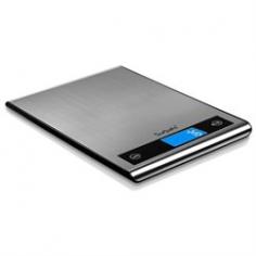 Give your kitchen a contemporary edge with the Surpahs Thinner Anti-Fingerprint Stainless Steel Digital Kitchen Scale. This ultra thin 6 inch scale has a sleek, modern design that not only looks beautiful, but stylish with its large and nice blue backlight LCD display. With an easy to clean and fingerprint-resistant stainless steel surface, you can enjoy the benefits of accuracy and style all in one. SpecificationsCapacity: 11 lb / 5 kg;Graduation (Accuracy): 0.04 oz / 1 g;Unit: g / lb: oz / ml / fl. ozProduct Dimension: 23016016mm /9.1x6.3x0.6 inches;Screen: Blue Mode Backlight LCD Display, 5826.5mm /2.3x1 inches, GreenPlatform: Stainless SteelOperation: TouchAuto Turn OFF: YESLow Battery Indication: YESOverload Indication: YESBattery: 3x1.5V AAA Batteries (included)Certification: CE, ROHSSURPAHS Guarantee: 100% Guaranteed Product Satisfaction, 2 year manufacturer warranty. Customer satisfaction is our highest priority. Visit SURPAHS website or Scan QR code on product box to contact for support with our products.