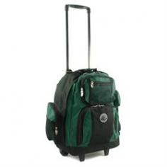 Travel just like the pros do! Take the weight off your shoulders, this classic backpack comes conveniently equipped with wheels. Whether you are loaded down with books or heading for an overnight trip; this versatile backpack, with its spacious main compartment and front organizer pocket, is the perfect way to get around with ease. A combination of street style and comfortable carrying. FAA approved as a carry-on size. Product weight is 4.55 lb.
