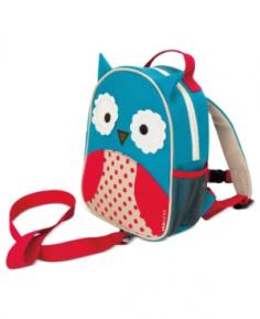 Disguised as a cute mini backpack, the Skip Hop Zoo Safety Harness keeps your little one close and safe anywhere you go. The detachable rein of the Skip Hop Zoo Safety Harness hooks onto the bottom of the pack for better control and stability while the top handle is great for quick grabs. When your child is ready, remove the rein so the Skip Hop Zoo Safety Harness can be used as a small backpack. Featuring one spacious main compartment, a mesh storage pocket and padded shoulder straps. the Skip Hop Zoo Safety Harness also includes a write-on name tag inside the backpack in case it gets left behind on the playground. The Skip Hop Zoo Safety Harness is for ages 12 months and up to 4 years old. Features & Benefits: Adorable Skip Hop Zoo Safety Harness Keeps your little one close and safe Durable and functional for lots of use Use every day, when on the go, during trips and more Detachable rein hooks onto bottom of backpack for better control and stability Top handle for quick grabs Use as a small, stand-alone backpack Spacious main compartment Mesh storage pocket for a bottle or juice box Comfortable and adjustable padded shoulder straps Write-on name tag inside Sturdy metal hardware BPA, phthalate- and PVC-free Dimensions: 9" W x 7.5"H x 3.25"L For ages: 12 months to 4 years old
