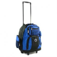 Travel just like the pros do! Take the weight off your shoulders, this classic backpack comes conveniently equipped with wheels. Whether you are loaded down with books or heading for an overnight trip; this versatile backpack, with its spacious main compartment and front organizer pocket, is the perfect way to get around with ease. A combination of street style and comfortable carrying. FAA approved as a carry-on size. Product weight is 4.55 lb.