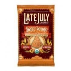 10% of profits donated to summer camp scholarships. Perfectly sweet & lightly salted. Crunchy whole grains & seeds. Certified gluten-free. USDA organic. 18 grams per serving 100% whole grains. Family owned & operated. My love for sweet potatoes began as a child when we would pick and prepare them right from my grandparents' amazing organic garden. One taste of these chips brings me right back to cherished family dinners around their kitchen table and makes me proud to celebrate the incredible sweet potato, one of nature's most delicious & nutritious vegetables! Our Sweet Potato Multigrain Snack Chips combine organic sweet potatoes with a crunchy, organic blend of whole white and yellow corn, brown rice and chia, are certified gluten free & 100% whole grains. I hope you enjoy them! - Nicole Bernard Dawes, co-founder & CEO. Facebook.com/latejulyorganic. Twitter.com/latejulyorganic. The chance of a summertime - 10% of profits from the sale of these chips will go to the American Camp Association to provide summer camp scholarships to kids in need. We wish every child could have a chance to explore in the woods, swim in the ocean, sit by a campfire under a starlit sky and all the other reasons we named our company in Late July. I have seen firsthand what an incredible, life-changing experience summer camp has been for my boys, so thank you for helping make it a reality for other children. Please visit www. latejuly.com or www. ACAcamps.org to learn more. American CAMP Association - enriching lives, building tomorrows. Certified gluten-free. 100% whole grain - 18 g or more per serving. Eat 48 g or more of whole grains daily. Peanut free. Tree nut free. All of Late July's products are certified organic. Vegan. Non-GMO. No synthetic pesticides or chemical fertilizers. No trans fats or high fructose corn syrup. No artificial flavors, colors or preservatives. Certified organic by Quality Assurance International. Made in the USA. Organic Ground Whole White Corn, Organic Ground Whole Yellow Corn, Organic Expeller Pressed Sunflower Oil and/or Organic Expeller Pressed Safflower Oil, Organic Sweet Potato, Organic Brown Rice, Organic Evaporated Cane Juice, Organic Chia Seeds, Sea Salt.