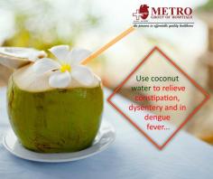 #Health Tips
Use #coconut water to relieve constipation, dysentery and in #dengue fever...
http://bit.ly/2jvzaRd