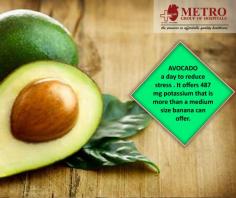#Health Tip of The Day
Eat half of an #AVOCADO a day to reduce stress . It offers 487 mg #potassium that is more than a medium size banana can offer.
http://bit.ly/2lknlze