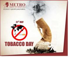 Today is World No Tobacco Day. 

No Tobacco Day is celebrated annually on May 31. The day is further intended to aware and encourage people from all over the globe to reduce or completely stop the tobacco consumption in any form.

Read our blog at the following link and also read the messages from Dr. Deepak Talwar (Chairman - Metro Centre for Respiratory Diseases) and Dr. Sameer Gupta (Consultant - Cardiology & Endovascular Medicine). 

http://www.metrohospitals.com/blogs/pulmonology-sleep-medicine/tobacco-a-threat-to-development-world-no-tobacco-day