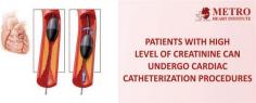 In the past years it was seen that if the patients have high level of creatinine indicating kidney dysfunction the patients were not subjected to #angiography or #angioplasty because the dye used in these procedures itself can make further worsening of the kidney leading to dialysis at times. At Metro Heart Institute we are performing Cardiac #Catherization Procedures on such patients more often with 100% success rates. Click at the below link to read more:

https://bit.ly/2HFZdmF
