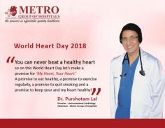 You can never beat a healthy heart, so on this #WorldHeartDay let’s make a promise for “My Heart, Your Heart.” A promise to eat healthy, a promise to exercise regularly, a promise to quit smoking and a promise to keep your and my heart healthy!

https://bit.ly/2OXRWOs