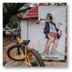 Colours of Calangute
Witness art created by some of the most eminent artists of Bardez region. From creativity of vintage Goan artists to modern contemporary art, this tour is full of surprises.

#letsblive #funoverfuel #fun #ev #ecotourism #eco #tours #ebikes #discovery #goavibes 