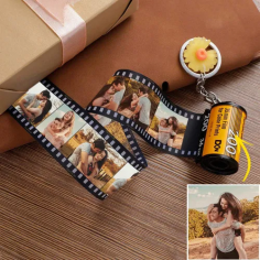 Custom Keyring Colorful Camera Roll Keychain Romantic  https://www.myphotokeychain.co.uk/products/custom-photo-keyring-multiphoto-camera-roll-keychain-3