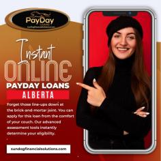 Sundog Financial Solutions offers a quick and convenient way to get instant payday loans online in Alberta. With our instant online payday loan service, you can apply for a loan and receive a decision in just minutes. Our application process is simple, secure, and completely online, so you can apply from the comfort of your own home or office. We understand that unexpected expenses can arise, and that's why we offer flexible loan options that are tailored to meet your needs. Plus, with our fast funding, you can have the money you need in your bank account within 24 hours. So why wait? Apply for an instant online payday loan in Alberta with Sundog Financial Solutions today and get the funds you need to cover your expenses! Visit https://sundogfinancialsolutions.com/payday-loans-calgary 
