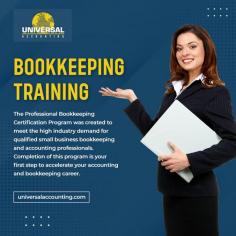 Small business owners, rejoice! Our Small Business Bookkeeping Training is tailored to meet your specific needs. Learn how to manage finances, track expenses, and optimize profitability for your business. This program empowers you with practical bookkeeping skills that you can apply directly to your entrepreneurial journey. Enroll now for a customized path to financial success. For more info visit here: https://universalaccounting.com/professional-bookkeeper/