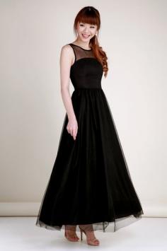 Image of Black Bridesmaid Dress 2017