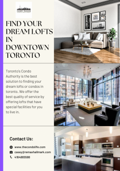 Are you looking for Toronto lofts? With Toronto's Condo Authority, you can find the ideal balance of style and convenience. Browse our extensive inventory of lofts and experience the best of urban living. Allow us to assist you in locating your ideal loft in the heart of Toronto. Begin your search right away!
