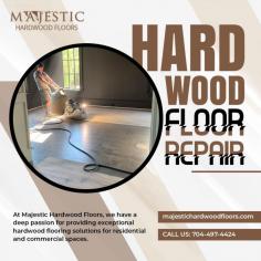 Transform your living space with the seamless elegance of professional hardwood floor repair. Our dedicated team employs refined techniques to ensure a flawless restoration, preserving and enhancing the natural beauty of your hardwood floors. For more info visit here: https://majestichardwoodfloors.com/hardwood-floor-repair/
